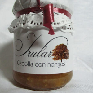 Mermelada de cebolla con hongos