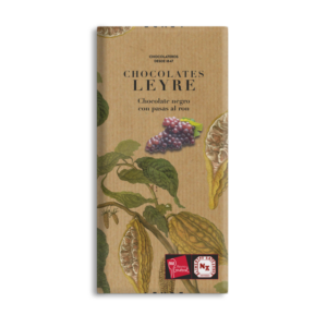 Chocolate negro con pasas al ron – Leyre